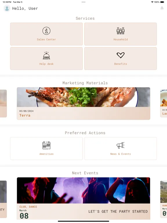 Скриншоты ORA - My Concierge iPad 