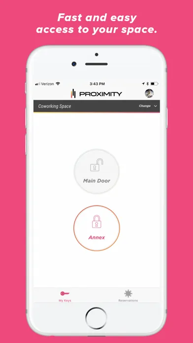 Zrzuty ekranu Proximity Mobile