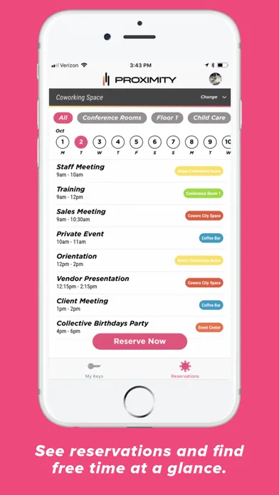 Zrzuty ekranu Proximity Mobile