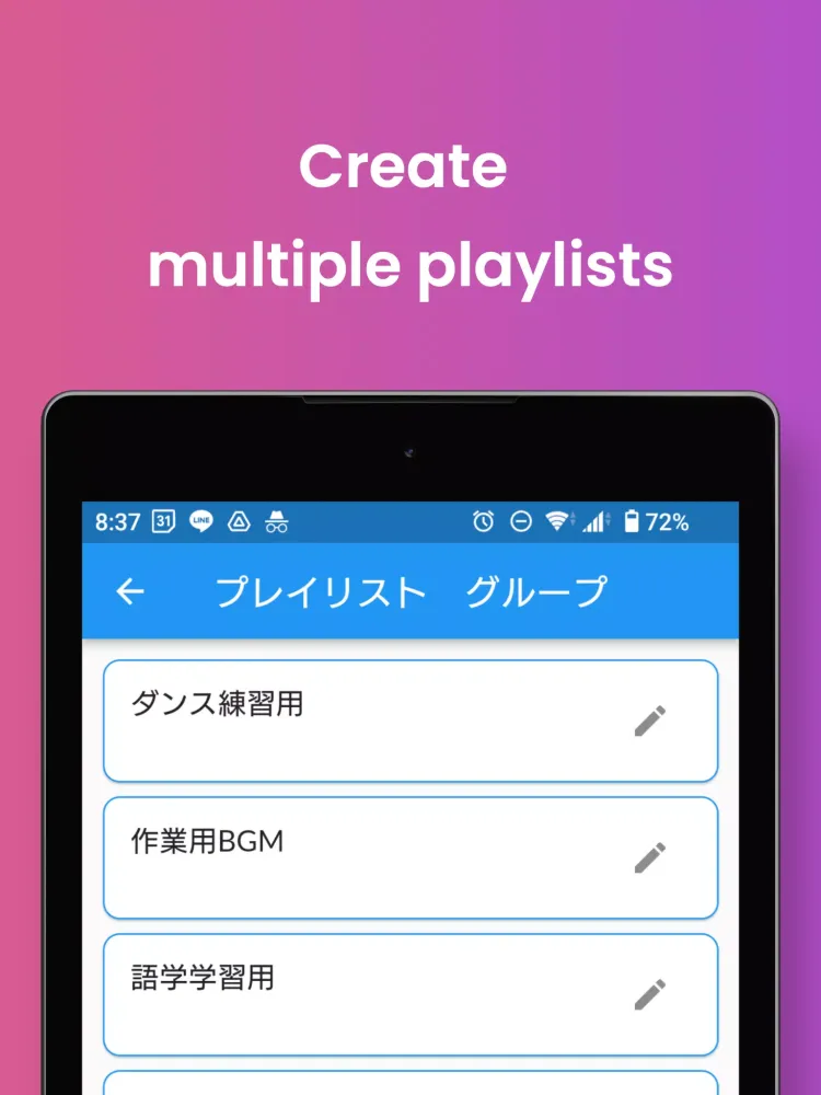 Captures d'écran de TuneTracks - Play for YouTube