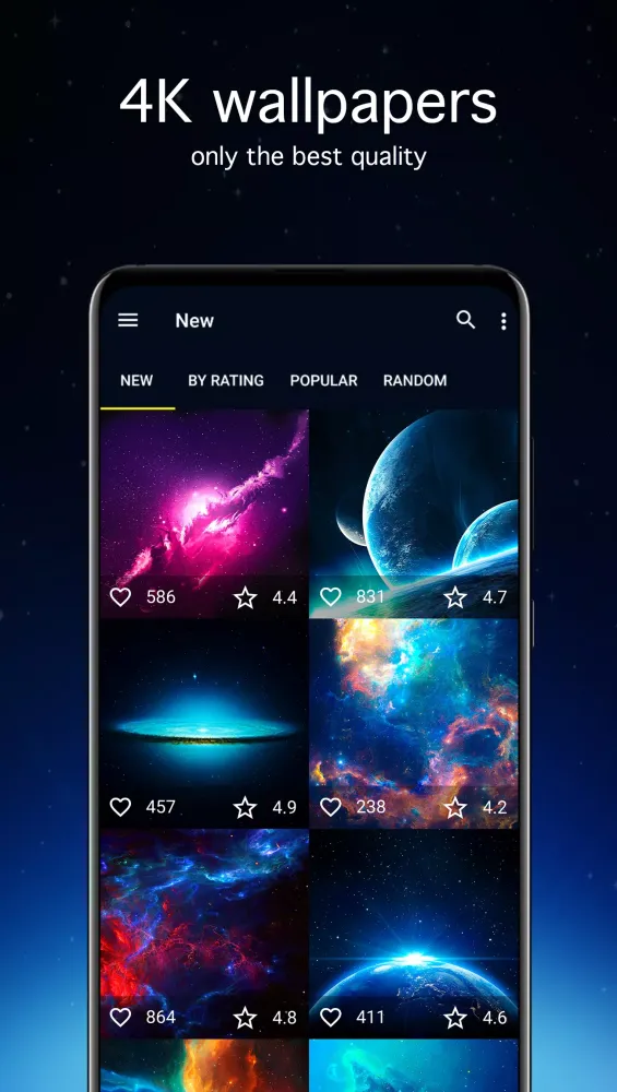 Space Wallpapers 4K应用截图