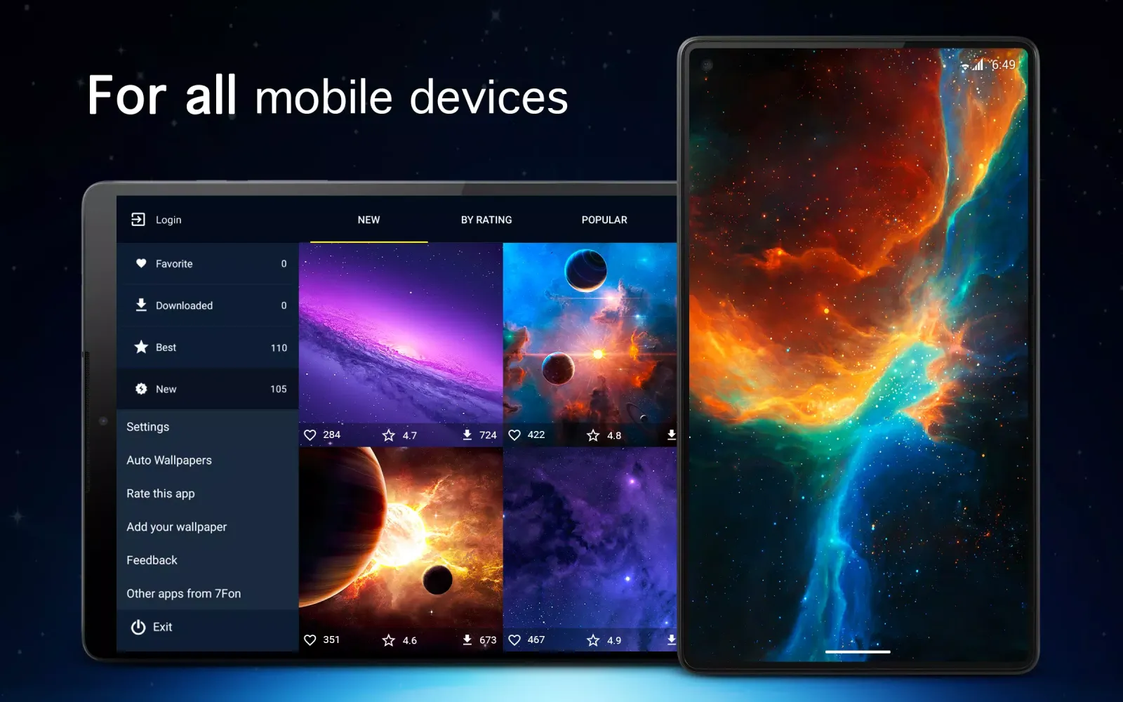 Space Wallpapers 4K应用截图