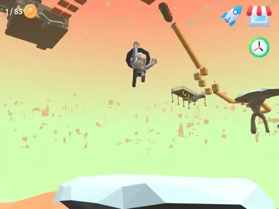 Go Only Up: 3D Space Parkour iPad  سکرین شاٹس