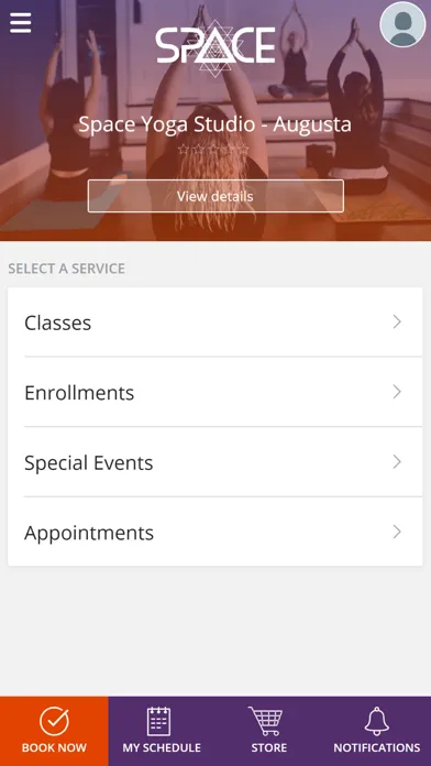 Screenshot di Space Yoga + Wellness Studio
