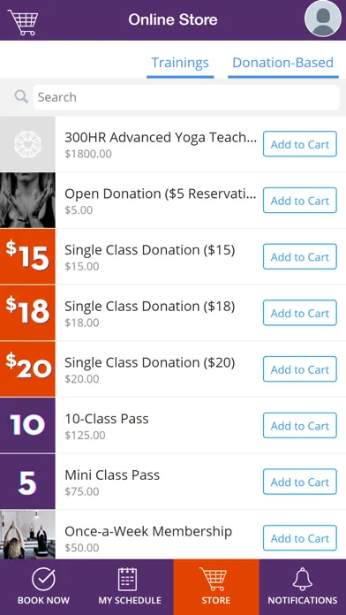 Screenshot di Space Yoga + Wellness Studio