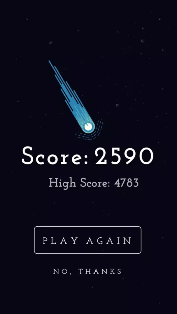 Ảnh chụp màn hình của Rocket Jump - A Space Game