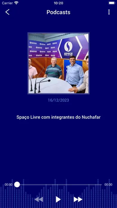 Captures d'écran de Rádio Spaço FM