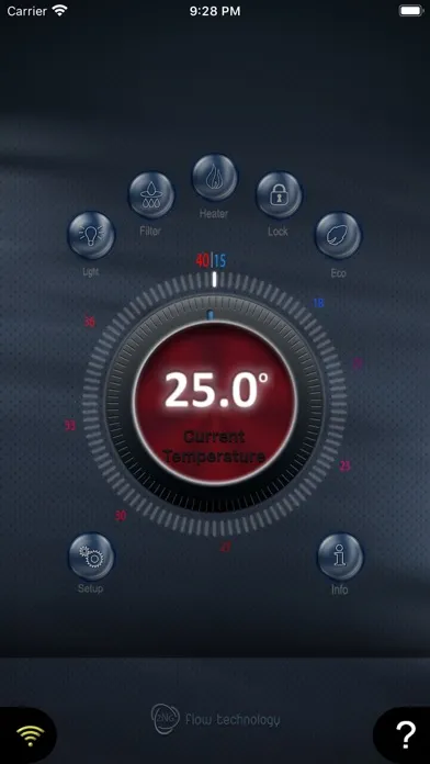 Tangkapan layar Spa control