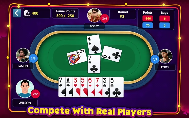 Captures d'écran de Spades: Casino Card Game