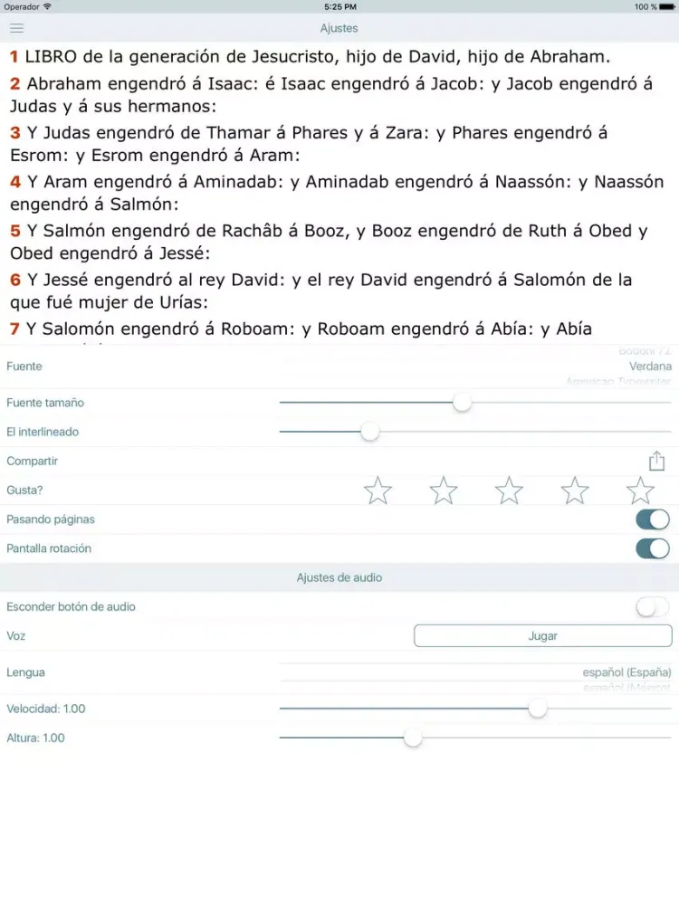 Nuevo Testamento. La Santa Biblia (Reina Valera) iPad  سکرین شاٹس