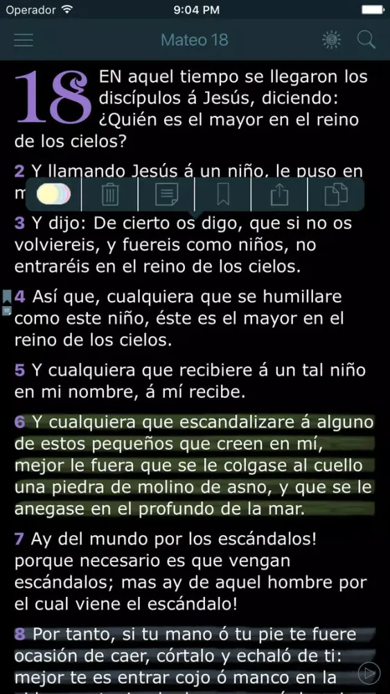 Nuevo Testamento. La Santa Biblia (Reina Valera) سکرین شاٹس