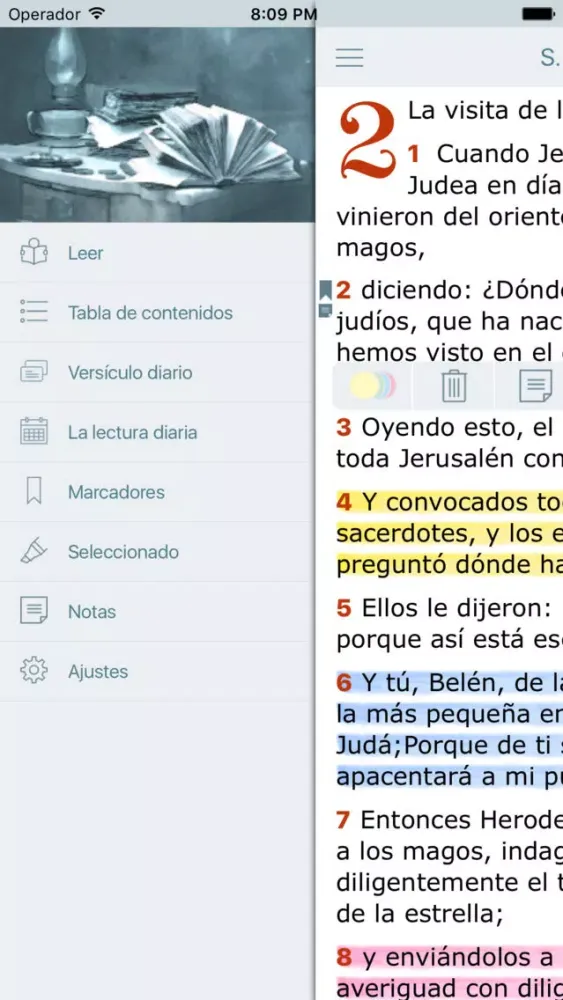Nuevo Testamento. La Santa Biblia (Reina Valera) سکرین شاٹس