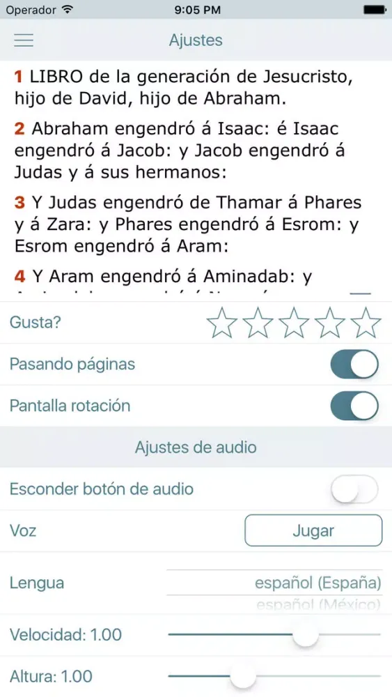 Nuevo Testamento. La Santa Biblia (Reina Valera) سکرین شاٹس