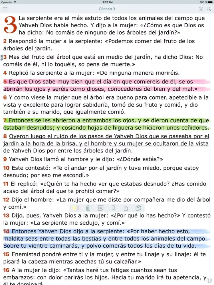 Capturas de pantalla de La Biblia con Apócrifos (Bible in Spanish) iPad 
