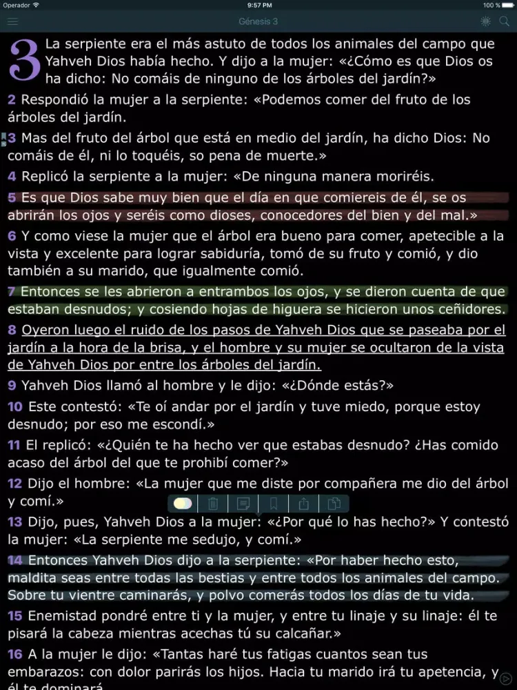 Capturas de pantalla de La Biblia con Apócrifos (Bible in Spanish) iPad 