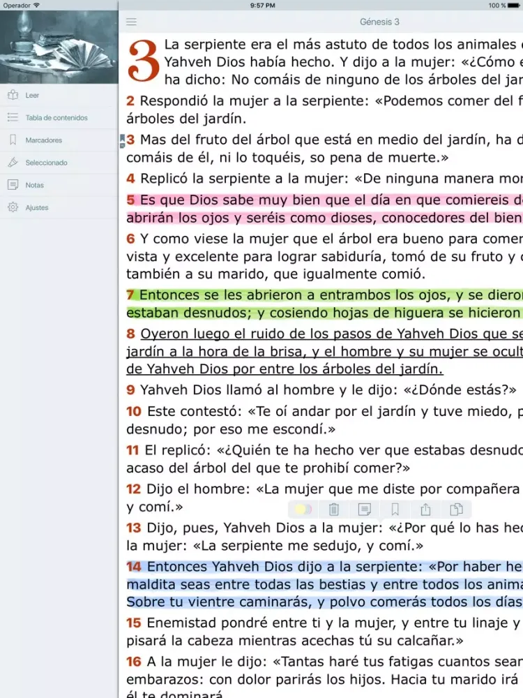 Capturas de pantalla de La Biblia con Apócrifos (Bible in Spanish) iPad 