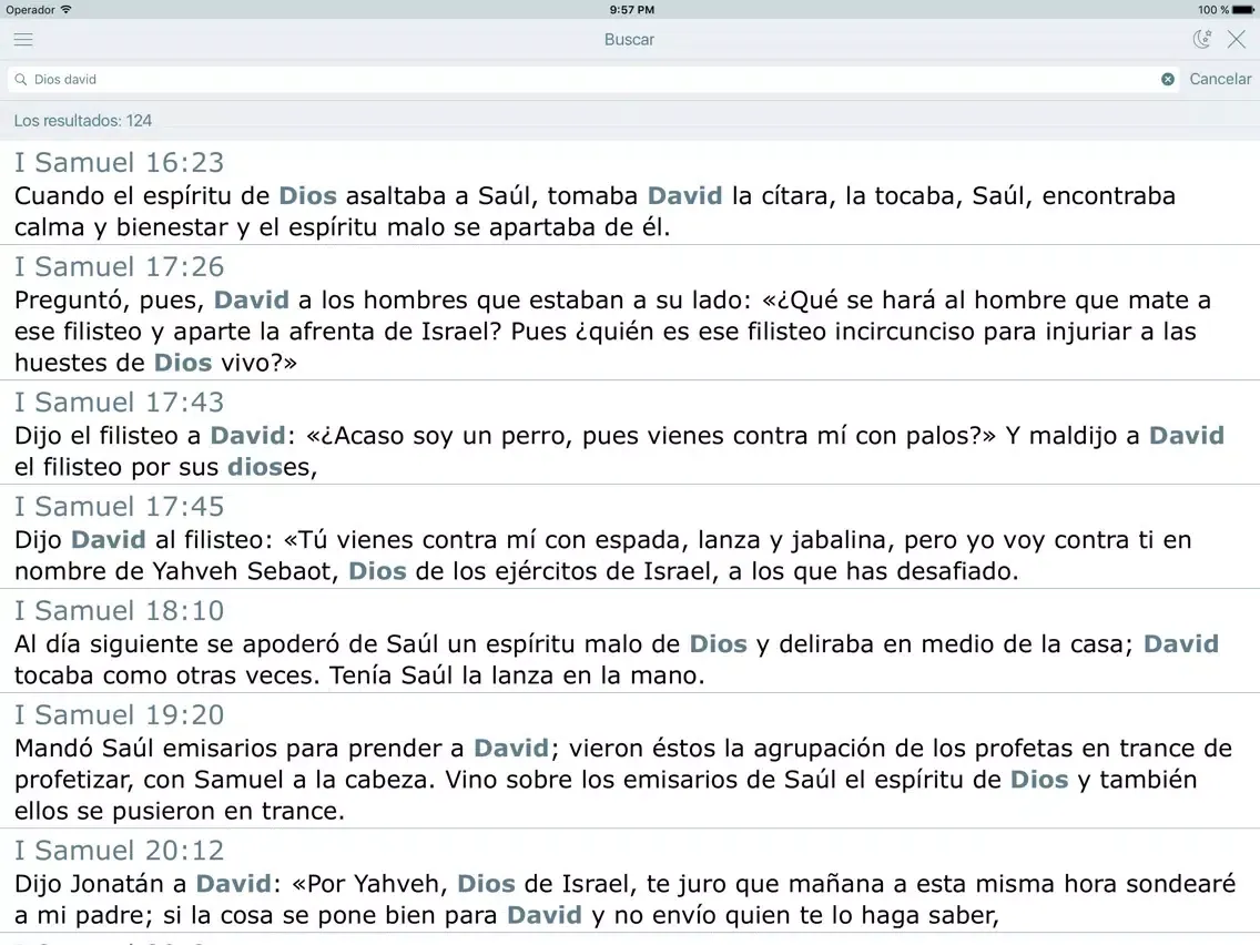 Capturas de pantalla de La Biblia con Apócrifos (Bible in Spanish) iPad 