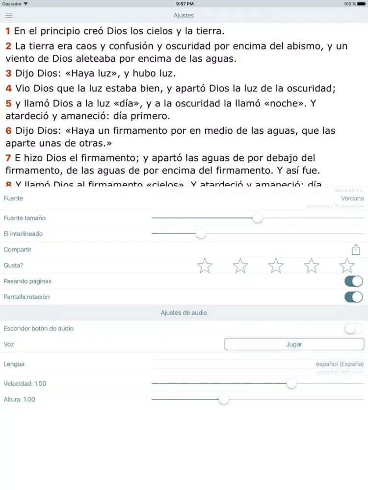 Capturas de pantalla de La Biblia con Apócrifos (Bible in Spanish) iPad 