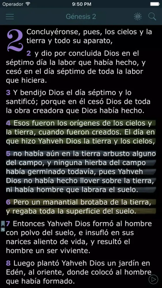 Capturas de pantalla de La Biblia con Apócrifos (Bible in Spanish)
