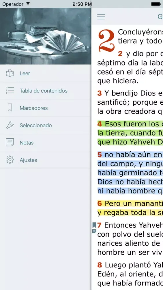 Capturas de pantalla de La Biblia con Apócrifos (Bible in Spanish)