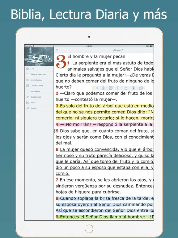 Screenshot di La Biblia NTV en Español Audio iPad 