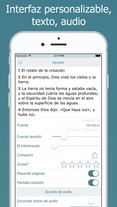 Screenshot di La Biblia NTV en Español Audio
