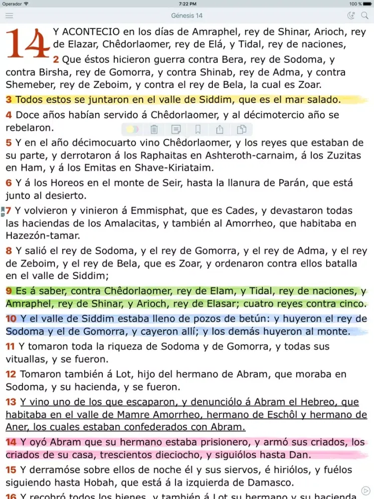 Antiguo Testamento. La Santa Biblia (Reina Valera) iPad  স্ক্রিনশট
