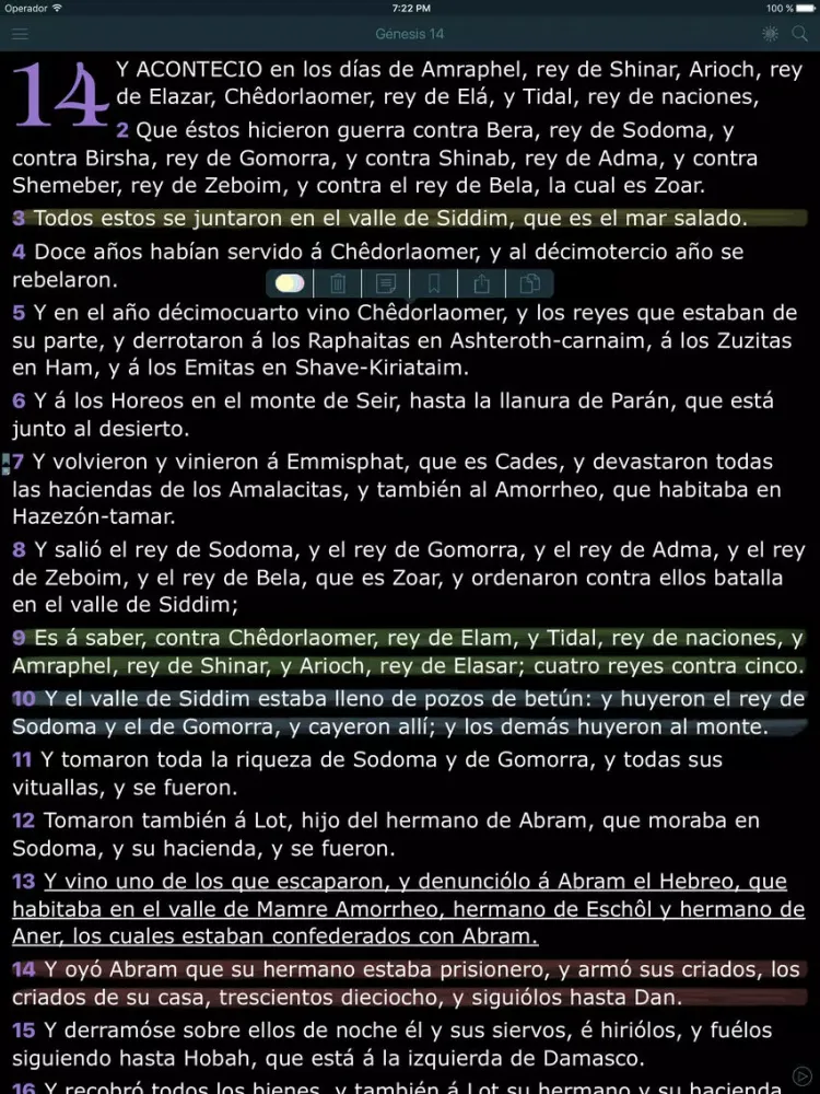 Antiguo Testamento. La Santa Biblia (Reina Valera) iPad  স্ক্রিনশট