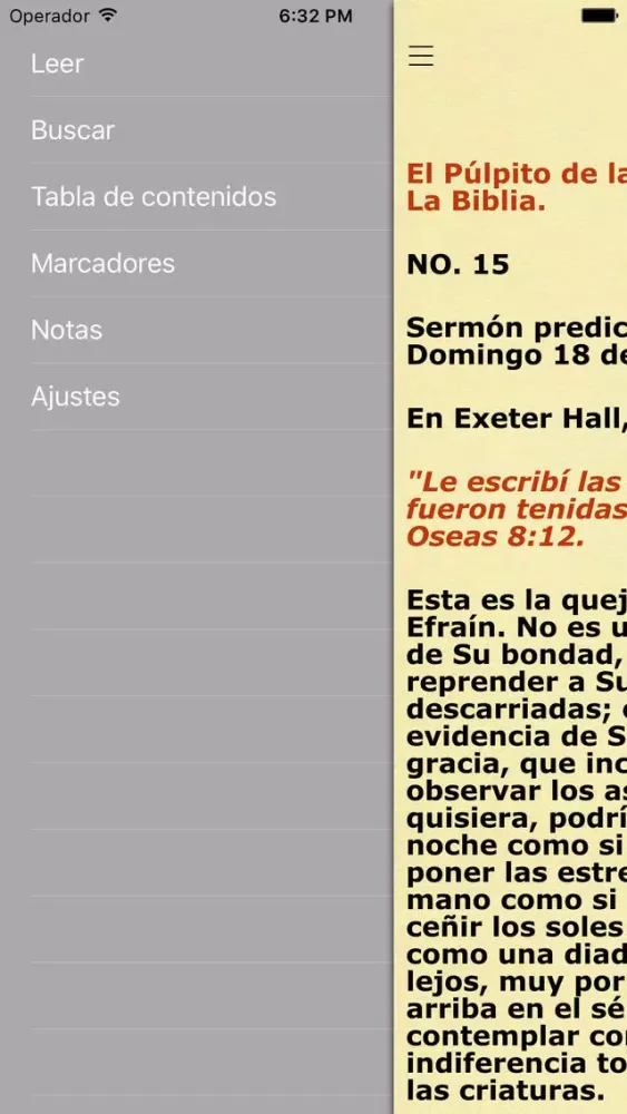Captures d'écran de Spurgeon's Sermons in Spanish
