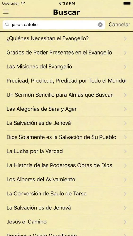Captures d'écran de Spurgeon's Sermons in Spanish