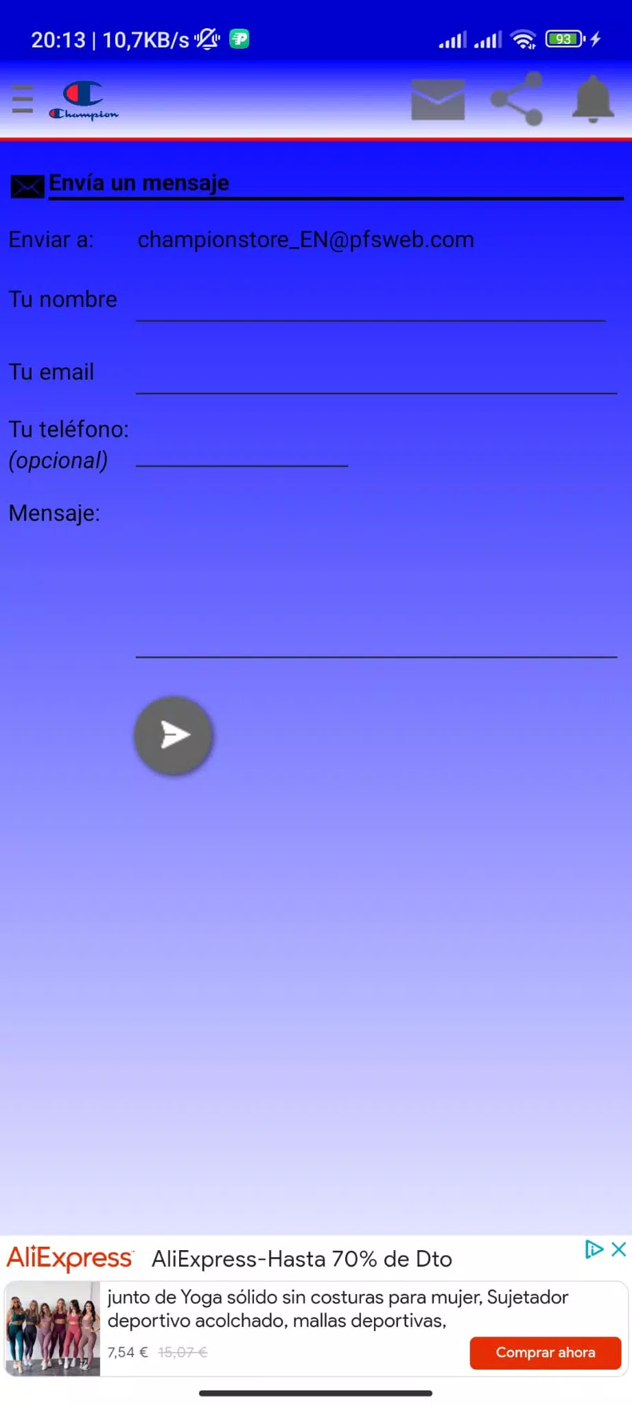 Champion ES Screenshots