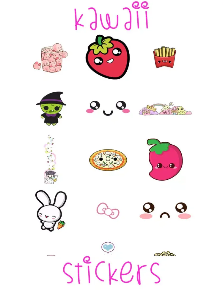 Capturas de pantalla de Kawaii Stickers for iMessage iPad 
