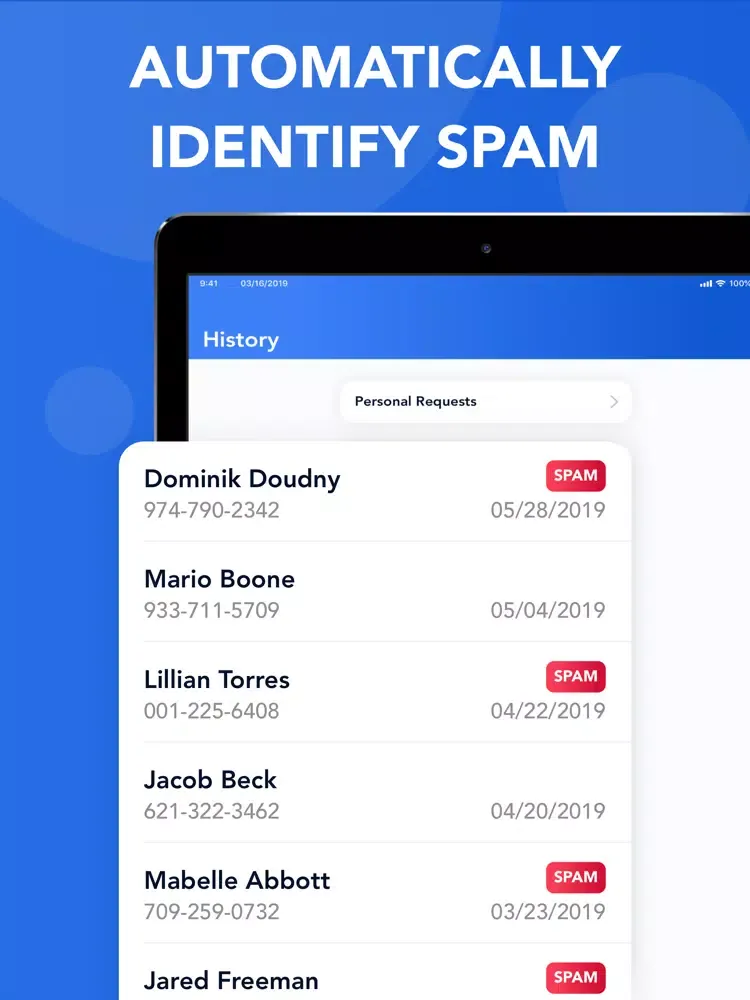 Block Scam Call & Spam Shield iPad  স্ক্রিনশট