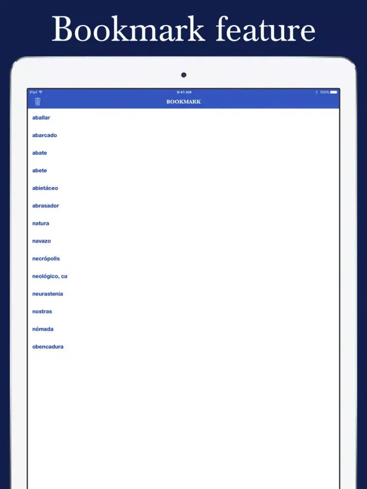 Spanish Etymology Dictionary iPad  سکرین شاٹس