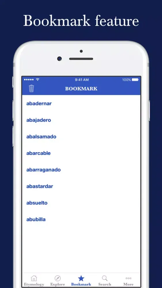 Spanish Etymology Dictionary سکرین شاٹس