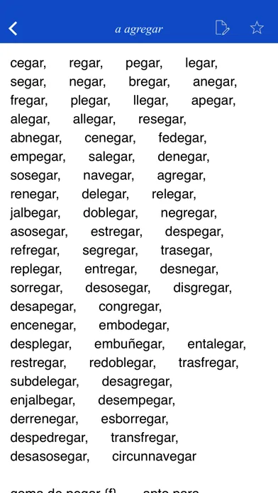 Capturas de pantalla de Spanish Rhyme Dictionary