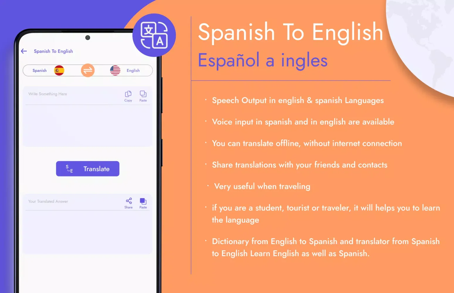 Spanish English Translator Screenshots