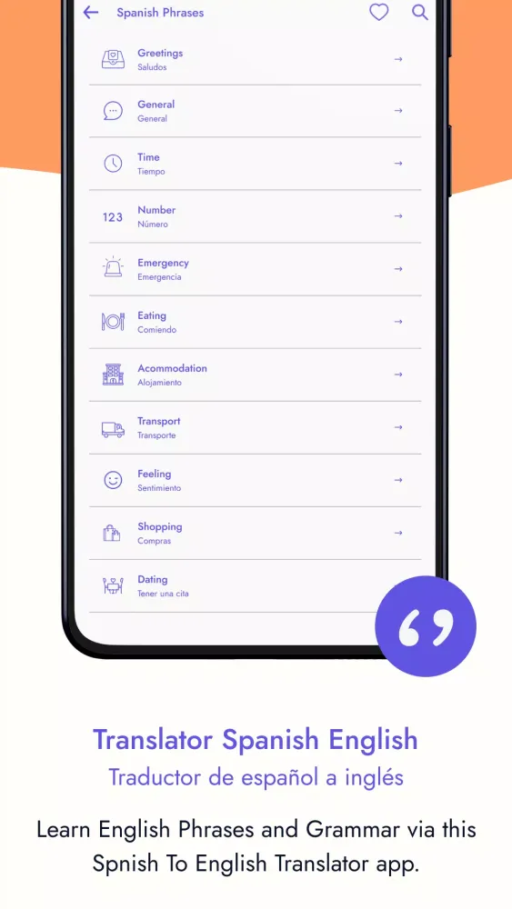 Spanish English Translator Screenshots
