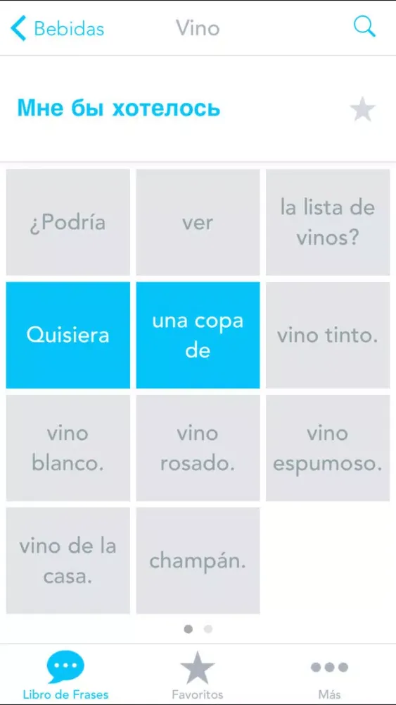 Capturas de tela do Offline Spanish to Russian Translator for Travelers and Tourists
