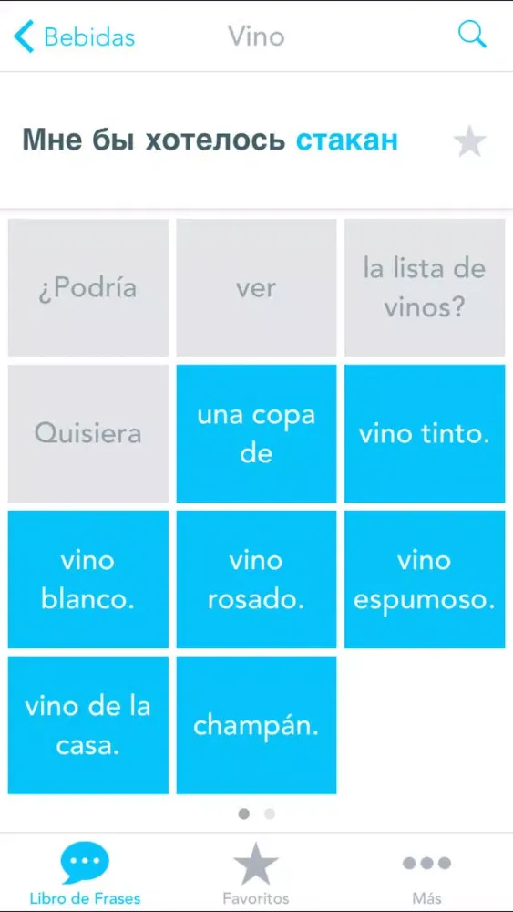 Capturas de tela do Offline Spanish to Russian Translator for Travelers and Tourists
