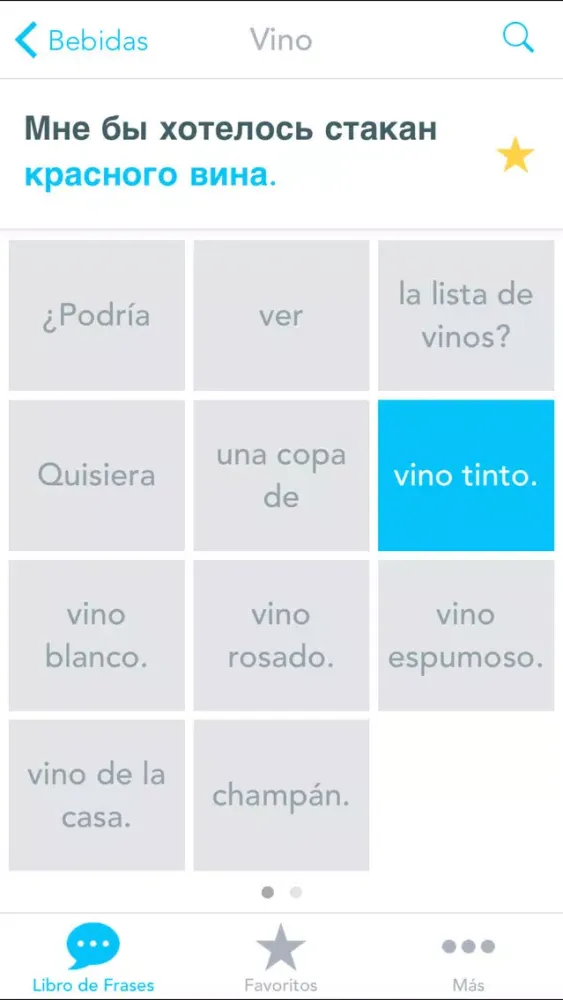 Capturas de tela do Offline Spanish to Russian Translator for Travelers and Tourists