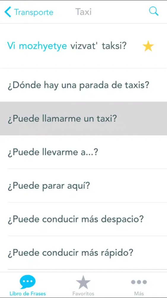 Capturas de tela do Offline Spanish to Russian Translator for Travelers and Tourists