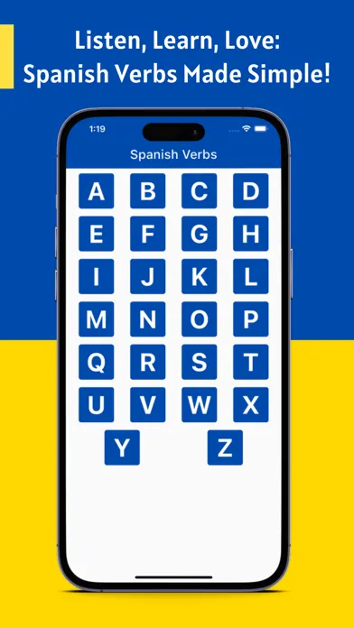 Captures d'écran de Spanish Verbs App