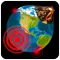 3D Earthquakes Map & Volcanoes