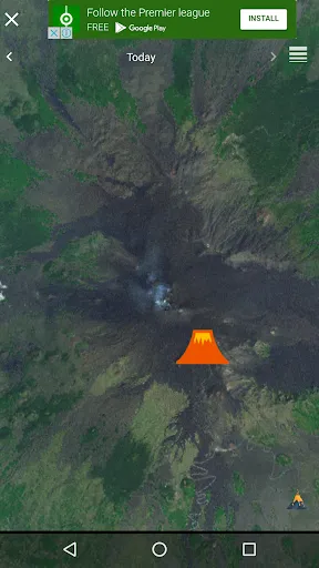 Tangkapan layar 3D Earthquakes Map & Volcanoes