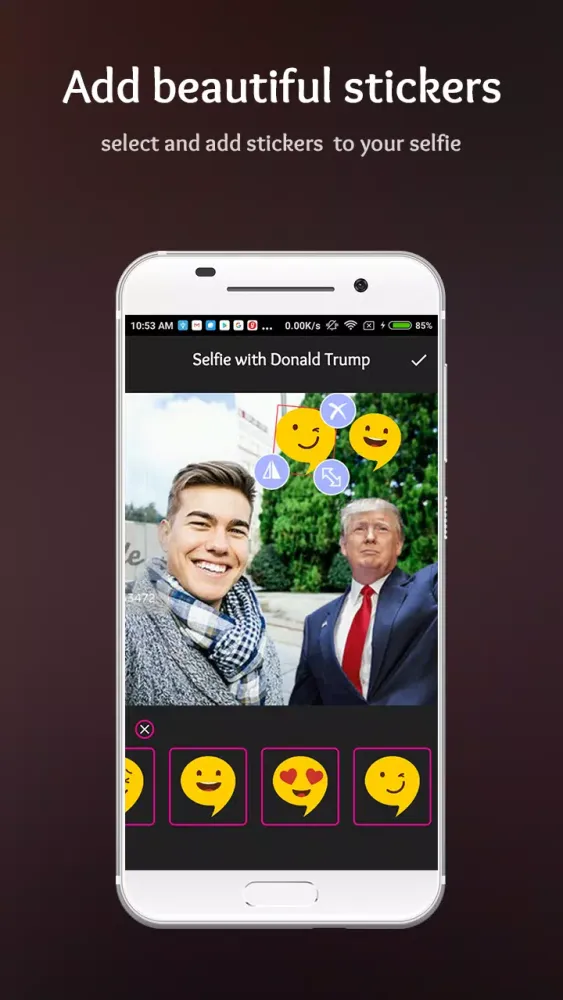 تصاویر Selfie with Donald Trump