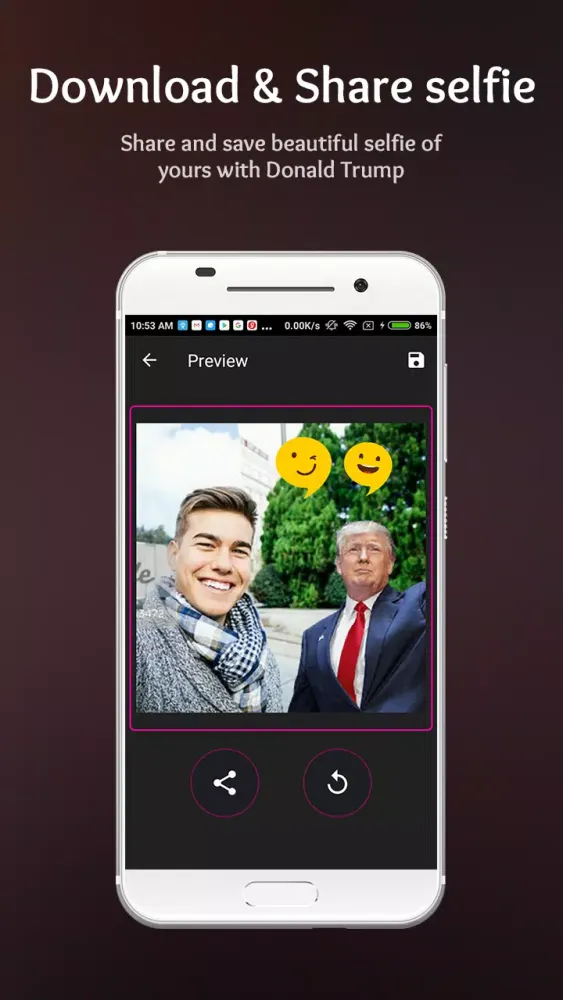 تصاویر Selfie with Donald Trump