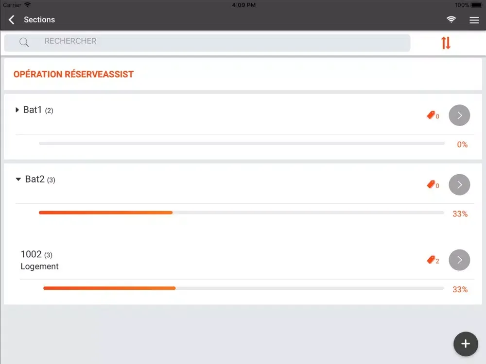 RéserveAssist iPad  سکرین شاٹس