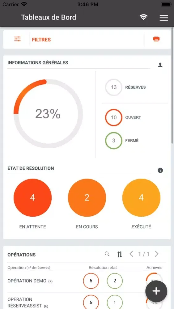 RéserveAssist سکرین شاٹس