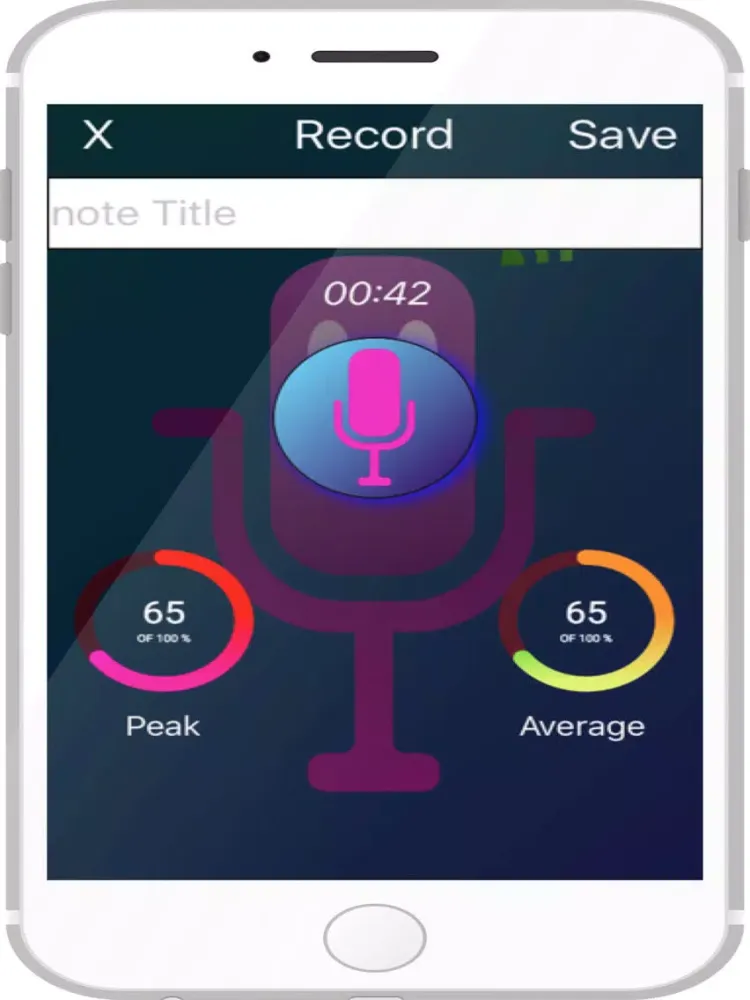 Tangkapan layar Audio Recorder - Record Voice iPad 